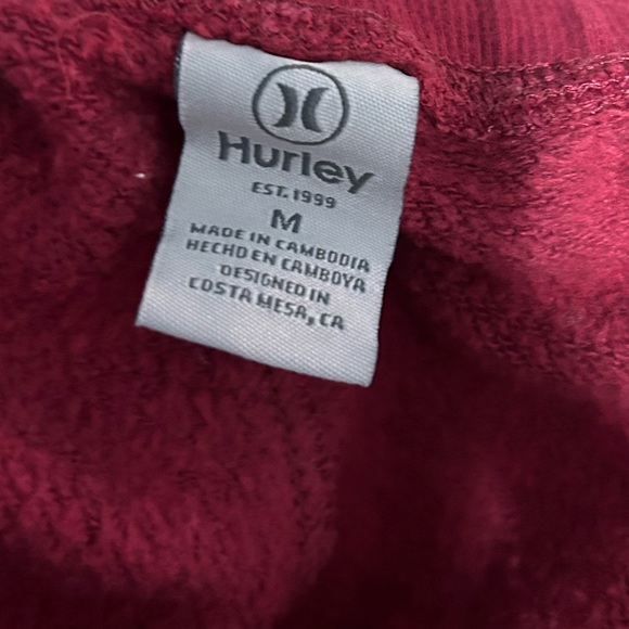 Hurley medium joggers maroon - Picture 3 of 3